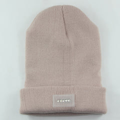 5 LED Lighted Knitted Fishing Beanie Hat