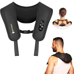 SpiriTouch Pro Percussion Massagers for Neck and Back with HeatDeep Tissue Percussion Back Massager Neck and Shoulder Massager for Pain ReliefShoulder Massager for Muscle Pain Relief