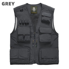 Quick-Drying Multi-Pocket Men's Fishing Waistcoat