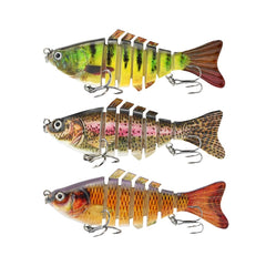 UOZAZE Bluegill swimbait Fishing Lures Freshwater and Saltwater Glide Bait for bass Sunfish Lifelike Jointed swimbait for Bass Walleye ‎Slow Sinking Bass Fishing Lure Gifts for Men Bass Fishing