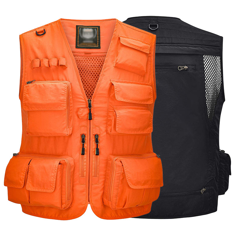 Quick-Drying Multi-Pocket Men's Fishing Waistcoat