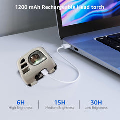 USB Rechargeable 5W LED Headlamp for Fishing