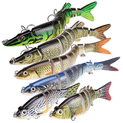 Pumowu Fishing Lures Set， Multi-Stage Bait ，Slow Sinking Bionic Bait ， Freshwater Saltwater bass Bionic Bait bass， Mens Fishing Gift