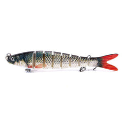 Multi-Jointed Lure for Bass Fishing, Soft Bait