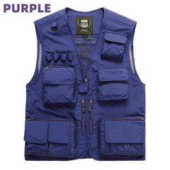 Quick-Drying Multi-Pocket Men's Fishing Waistcoat