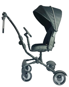 Englacha Uptown Deluxe Rider - Sibling Seat Trailer for Pushchairs Including Rain Cover and Sun Canopy