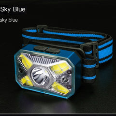 Smart Sensor Rechargeable LED Headlamp for Fishing