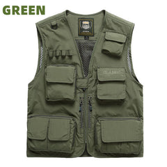 Quick-Drying Multi-Pocket Men's Fishing Waistcoat