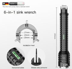 18-in-1 Multi-Functional Faucet Wrench Tool