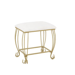 Vanity Table Set With Mirror Stool,White Makeup Dressing Desk With Drawers For Girls,Women,Bedroom,Gift