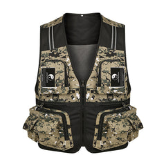 Men's Breathable Fishing Vest with Multi-Pockets