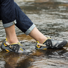Waterproof Hiking and Fishing Shoes with Grip
