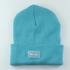 5 LED Lighted Knitted Fishing Beanie Hat