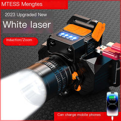LED Headlamp Rechargeable for Outdoor Night Fishing