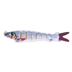 Multi-Jointed Lure for Bass Fishing, Soft Bait