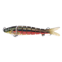 Multi-Jointed Lure for Bass Fishing, Soft Bait