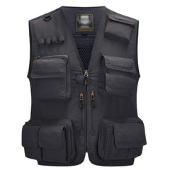 Quick-Drying Multi-Pocket Men's Fishing Waistcoat
