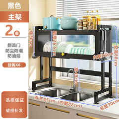 Multi-Functional Kitchen Sink Organizer Rack for Dishes
