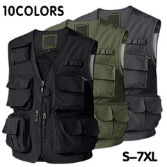 Quick-Drying Multi-Pocket Men's Fishing Waistcoat
