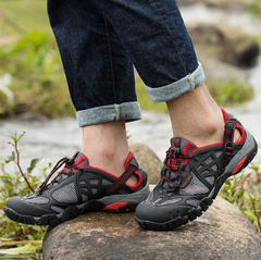 Waterproof Hiking and Fishing Shoes with Grip