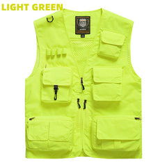 Quick-Drying Multi-Pocket Men's Fishing Waistcoat