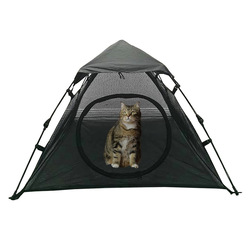Portable Large Pop Up Pet Cat Tents Enclosures House for Outside Patio Indoor for Cat Puppy Rabbit Small AnimalsQuick OpenedIndependent or can be Connected to Tunnels