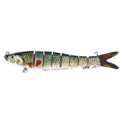 Multi-Jointed Lure for Bass Fishing, Soft Bait