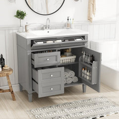 36-inch Bathroom Vanity With Top Sink