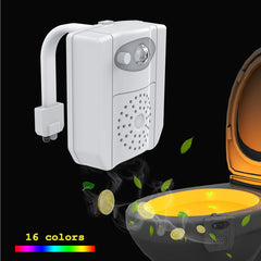 CLEAN BOWL UV Sanitizing Light For Germ Free Toilets With LED Motion Light