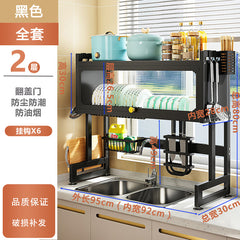 Multi-Functional Kitchen Sink Organizer Rack for Dishes