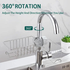 Stainless Steel Kitchen Faucet Rack and Sink Organizer
