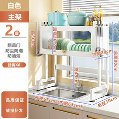 Multi-Functional Kitchen Sink Organizer Rack for Dishes