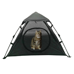 Portable Large Pop Up Pet Cat Tents Enclosures House for Outside Patio Indoor for Cat Puppy Rabbit Small AnimalsQuick OpenedIndependent or can be Connected to Tunnels