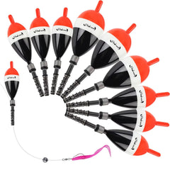 Dovesun 9PCS Fishing Bobbers Kit Fixed Bobbers for Fishing Floats and Bobbers for Panfish Walleyes Trout Crappie Bobbers