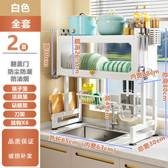 Multi-Functional Kitchen Sink Organizer Rack for Dishes