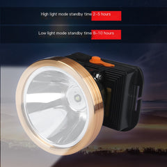 Outdoor Rechargeable LED Fishing Headlamp with Battery