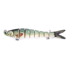 Multi-Jointed Lure for Bass Fishing, Soft Bait