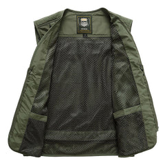 Quick-Drying Multi-Pocket Men's Fishing Waistcoat