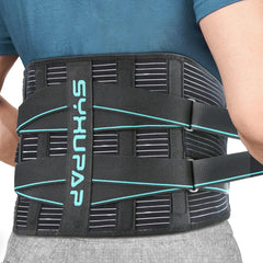 SYXUPAP Back Support Belt for Men Women Back Brace for Lower Back Pain Relief from Sciatica Hernated Disc Scoliosis Dual Adjustable and Breathable