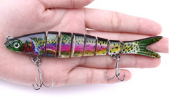 Multi-Jointed Lure for Bass Fishing, Soft Bait