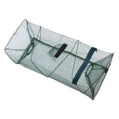 Collapsible Fishing Trap NetFish Shrimp Minnow Crayfish Crab Baits Cast Mesh Trap Automatic Fishing Nets (Green)