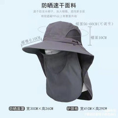 Men's UV Protection Fishing Hat for Summer Adventures