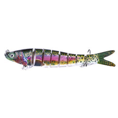 Multi-Jointed Lure for Bass Fishing, Soft Bait