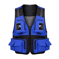 Men's Breathable Fishing Vest with Multi-Pockets