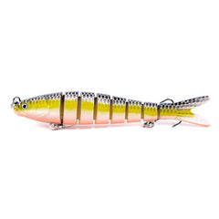 Multi-Jointed Lure for Bass Fishing, Soft Bait