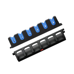 Simple Deluxe Vertical Fishing Rod Holders Wall-Mounted – Simple Deluxe Fishing Rod Rack Fishing Pole Holder & Rack Fishing Pole Holders Up to 6 Rods or Combos in 13.6 " 1 Pair Blue