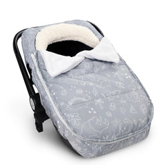 DILIMI Car Seat Covers for Babies Winter Baby Car Seat Cover Infant Car Seat Canopy for Boys Girls Warm Windproof Carseat Canopy for Newborn Dinosaur