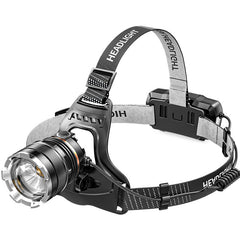 Outdoor LED Fishing Headlamp with Rechargeable Battery