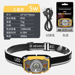 Rechargeable Waterproof Fishing Headlamp Light