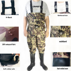 Camouflage Waterproof Fishing Suit for Adults